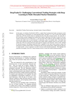 DeepTraderX: Challenging Conventional Trading Strategies with Deep
  Learning in Multi-Threaded Market Simulations