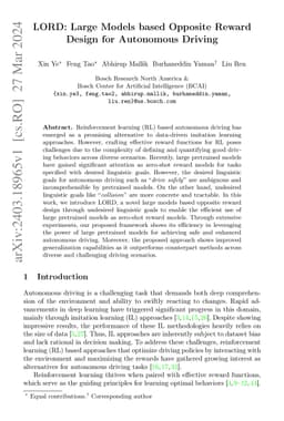 LORD: Large Models based Opposite Reward Design for Autonomous Driving