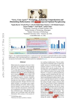 "Sorry, Come Again?" Prompting -- Enhancing Comprehension and
  Diminishing Hallucination with [PAUSE]-injected Optimal Paraphrasing