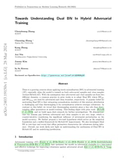 Towards Understanding Dual BN In Hybrid Adversarial Training