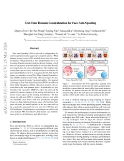 Test-Time Domain Generalization for Face Anti-Spoofing