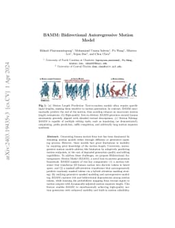 BAMM: Bidirectional Autoregressive Motion Model