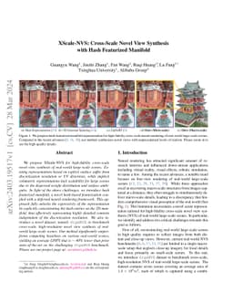 XScale-NVS: Cross-Scale Novel View Synthesis with Hash Featurized
  Manifold