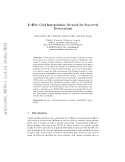 GrINd: Grid Interpolation Network for Scattered Observations