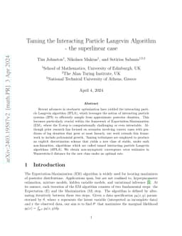 Taming the Interacting Particle Langevin Algorithm -- the superlinear
  case