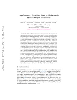 InterDreamer: Zero-Shot Text to 3D Dynamic Human-Object Interaction