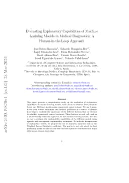 Evaluating Explanatory Capabilities of Machine Learning Models in
  Medical Diagnostics: A Human-in-the-Loop Approach