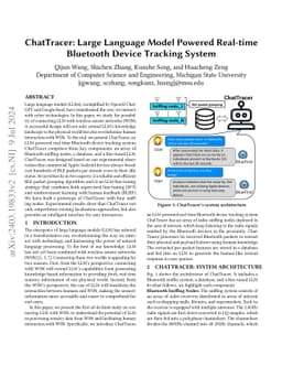 ChatTracer: Large Language Model Powered Real-time Bluetooth Device
  Tracking System