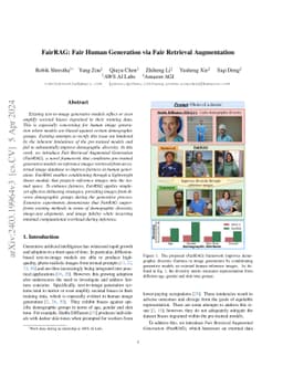 FairRAG: Fair Human Generation via Fair Retrieval Augmentation