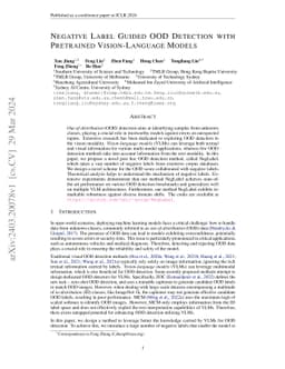 Negative Label Guided OOD Detection with Pretrained Vision-Language
  Models