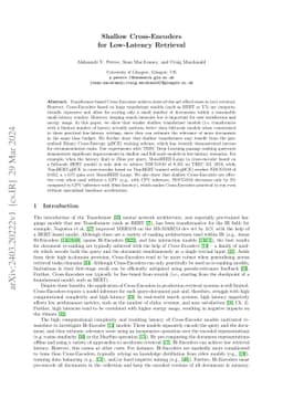 Shallow Cross-Encoders for Low-Latency Retrieval
