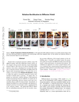 Relation Rectification in Diffusion Model