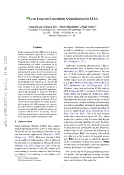 LUQ: Long-text Uncertainty Quantification for LLMs