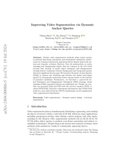 DVIS-DAQ: Improving Video Segmentation via Dynamic Anchor Queries