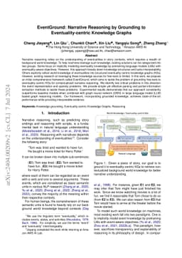 EventGround: Narrative Reasoning by Grounding to Eventuality-centric
  Knowledge Graphs