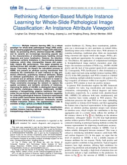 Rethinking Attention-Based Multiple Instance Learning for Whole-Slide
  Pathological Image Classification: An Instance Attribute Viewpoint