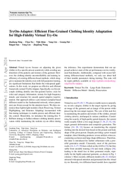 TryOn-Adapter: Efficient Fine-Grained Clothing Identity Adaptation for
  High-Fidelity Virtual Try-On