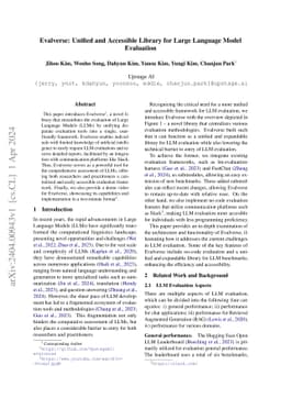 Evalverse: Unified and Accessible Library for Large Language Model
  Evaluation