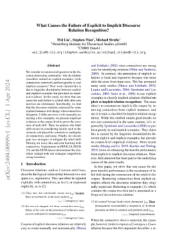 What Causes the Failure of Explicit to Implicit Discourse Relation
  Recognition?