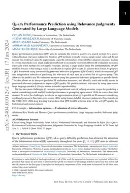 Query Performance Prediction using Relevance Judgments Generated by
  Large Language Models