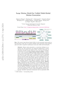 Large Motion Model for Unified Multi-Modal Motion Generation