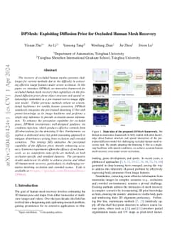 DPMesh: Exploiting Diffusion Prior for Occluded Human Mesh Recovery