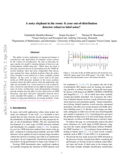 A noisy elephant in the room: Is your out-of-distribution detector
  robust to label noise?