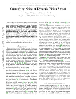 Quantifying Noise of Dynamic Vision Sensor