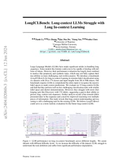 Long-context LLMs Struggle with Long In-context Learning