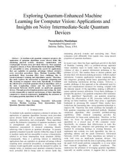 Exploring Quantum-Enhanced Machine Learning for Computer Vision:
  Applications and Insights on Noisy Intermediate-Scale Quantum Devices