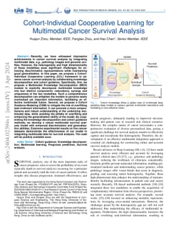 Cohort-Individual Cooperative Learning for Multimodal Cancer Survival
  Analysis