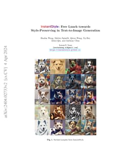 InstantStyle: Free Lunch towards Style-Preserving in Text-to-Image
  Generation