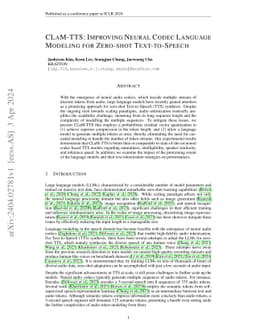 CLaM-TTS: Improving Neural Codec Language Model for Zero-Shot
  Text-to-Speech