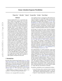 Linear Attention Sequence Parallelism