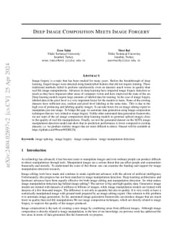 Deep Image Composition Meets Image Forgery