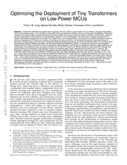 Optimizing the Deployment of Tiny Transformers on Low-Power MCUs