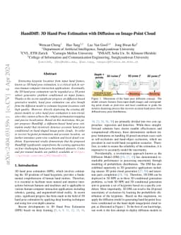 HandDiff: 3D Hand Pose Estimation with Diffusion on Image-Point Cloud