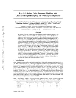 RALL-E: Robust Codec Language Modeling with Chain-of-Thought Prompting
  for Text-to-Speech Synthesis