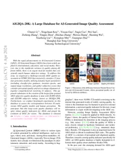 AIGIQA-20K: A Large Database for AI-Generated Image Quality Assessment