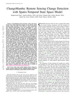 ChangeMamba: Remote Sensing Change Detection with Spatio-Temporal State
  Space Model