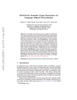 SemGrasp: Semantic Grasp Generation via Language Aligned Discretization