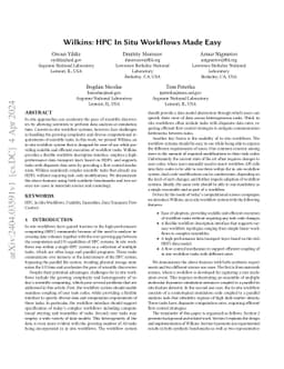 Wilkins: HPC In Situ Workflows Made Easy
