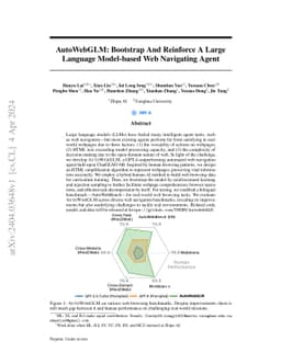 AutoWebGLM: Bootstrap And Reinforce A Large Language Model-based Web
  Navigating Agent