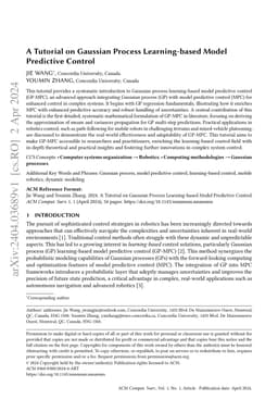 A Tutorial on Gaussian Process Learning-based Model Predictive Control