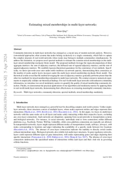 Estimating mixed memberships in multi-layer networks