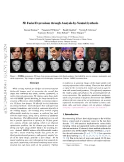 SMIRK: 3D Facial Expressions through Analysis-by-Neural-Synthesis