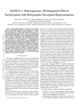 H3DFact: Heterogeneous 3D Integrated CIM for Factorization with
  Holographic Perceptual Representations