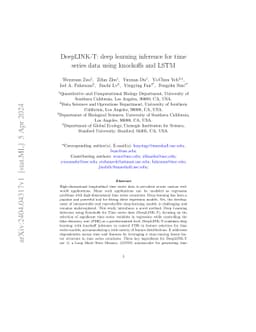 DeepLINK-T: deep learning inference for time series data using knockoffs
  and LSTM
