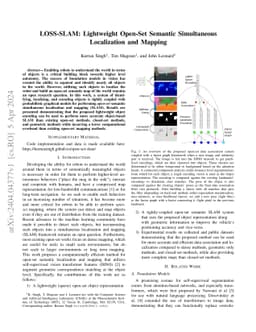 LOSS-SLAM: Lightweight Open-Set Semantic Simultaneous Localization and
  Mapping