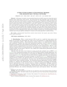 A Structure-Guided Gauss-Newton Method for Shallow ReLU Neural Network
